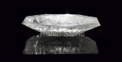 Rock Crystal One piece Basin