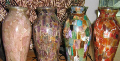 Backlit Vases 40cm height